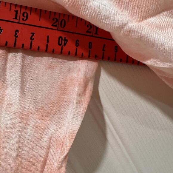 Tiare Hawaii Dress Pink Paroa Bay Tie Dye Split‎ V-neck Drawstring Maxi Size M/L - Picture 10 of 12